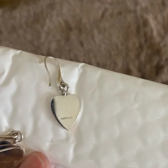 Gucci Silver Heart Earrings